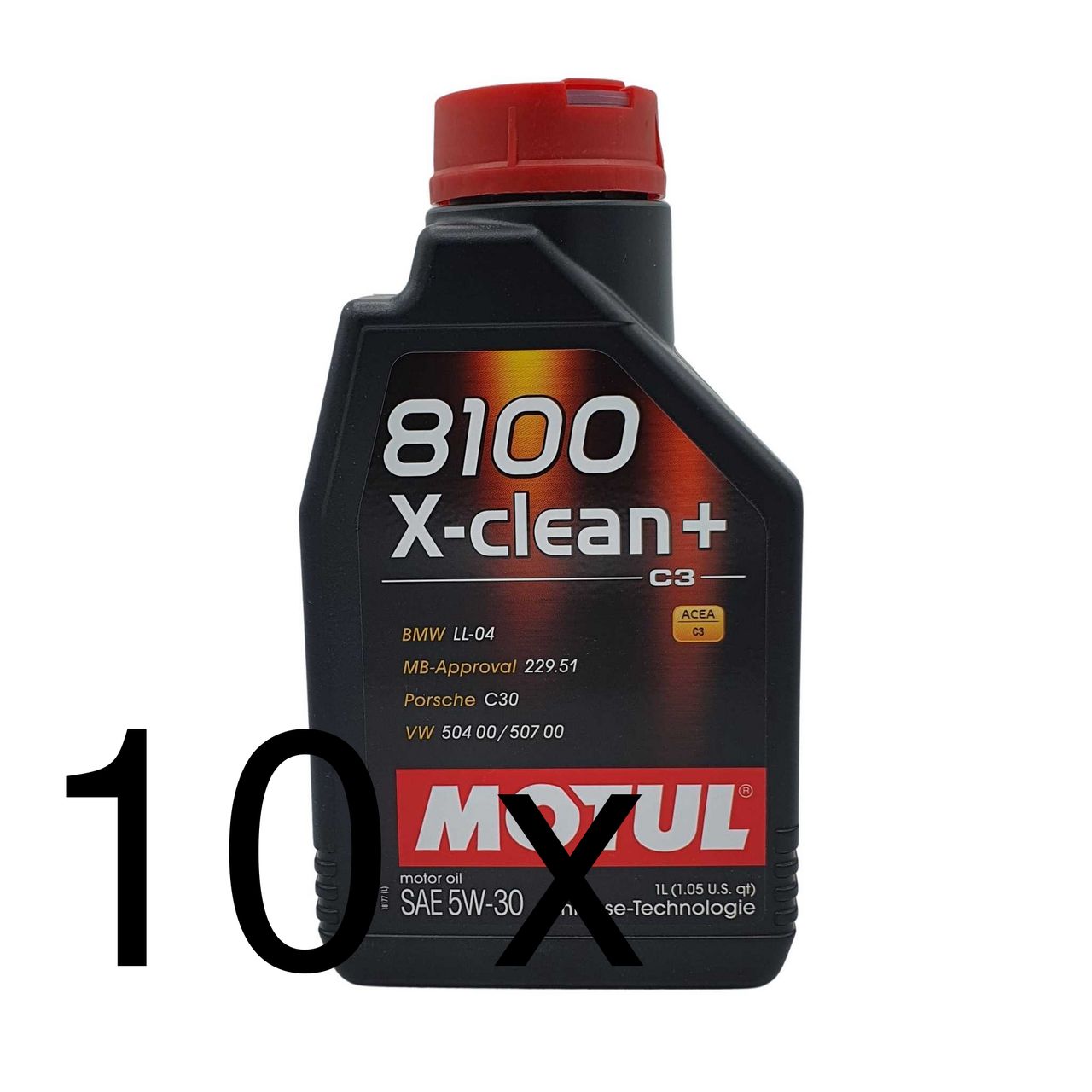 Motul 8100 X-clean+ 5W-30 10x1 Liter