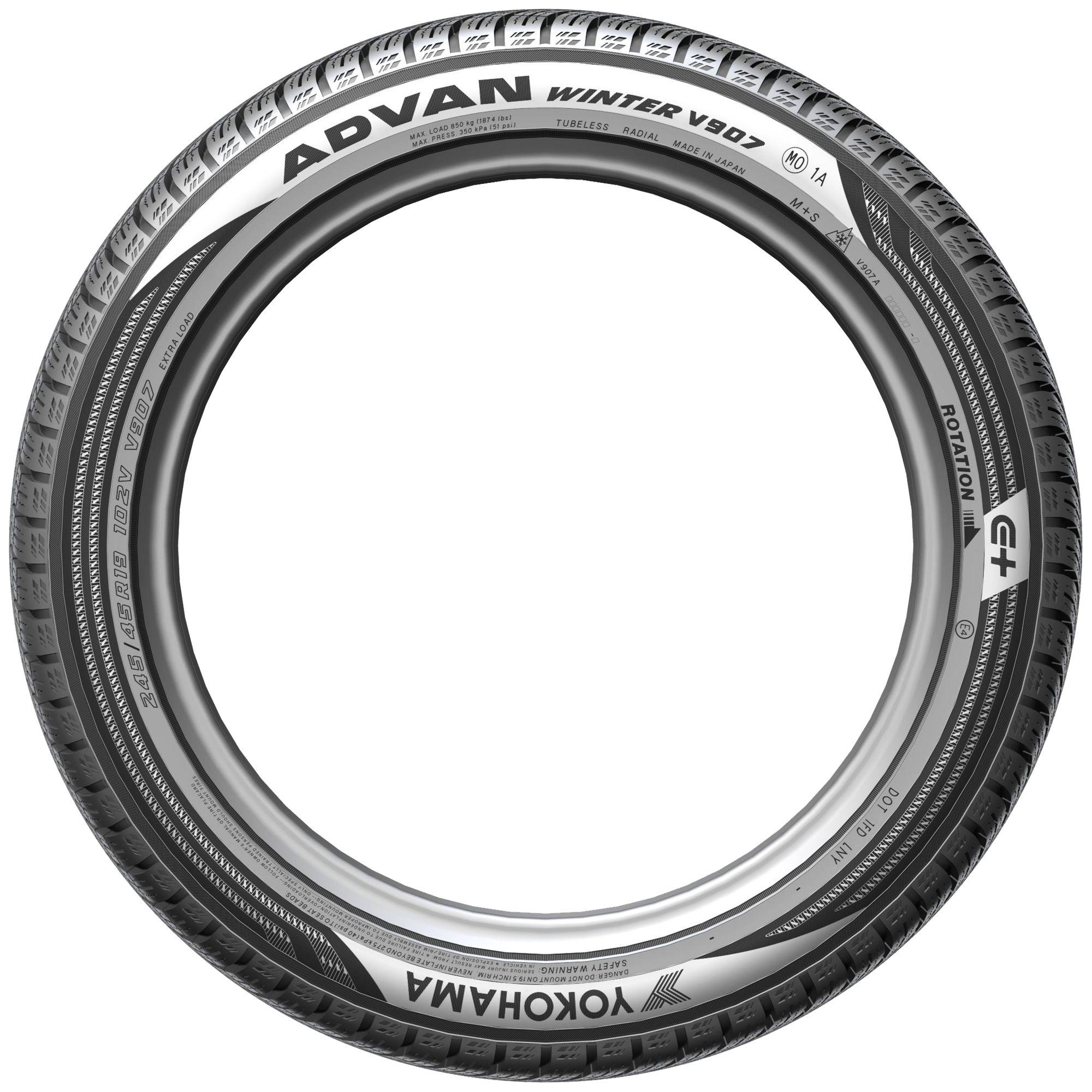 YOKOHAMA ADVAN WINTER (V907A) (MO1A) 275/40R19 105V (MO1A) XL RPB BSW