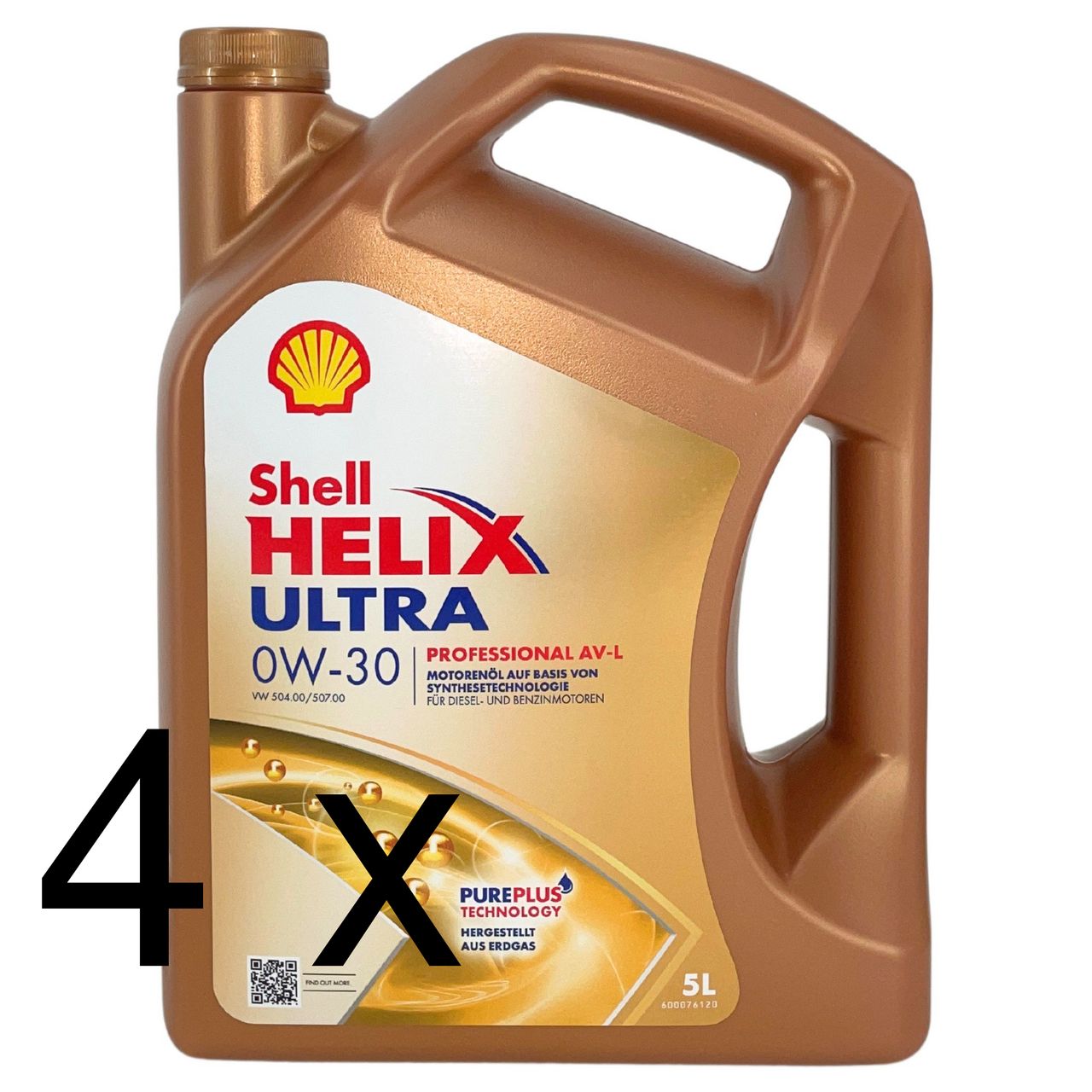 Shell Helix Ultra Professional AV-L 0W-30 4x5 Liter