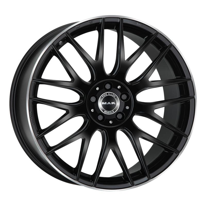 MAK ARROW gloss black mirror ring 10.0Jx21 5x112 ET22