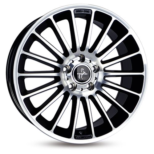 KESKIN WHEELS KT15 SPEED black front polished 7.0Jx17 5x114.3 ET40
