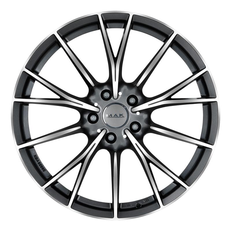 MAK FABRIK gun metal mirror face 8.0Jx20 5x120 ET30