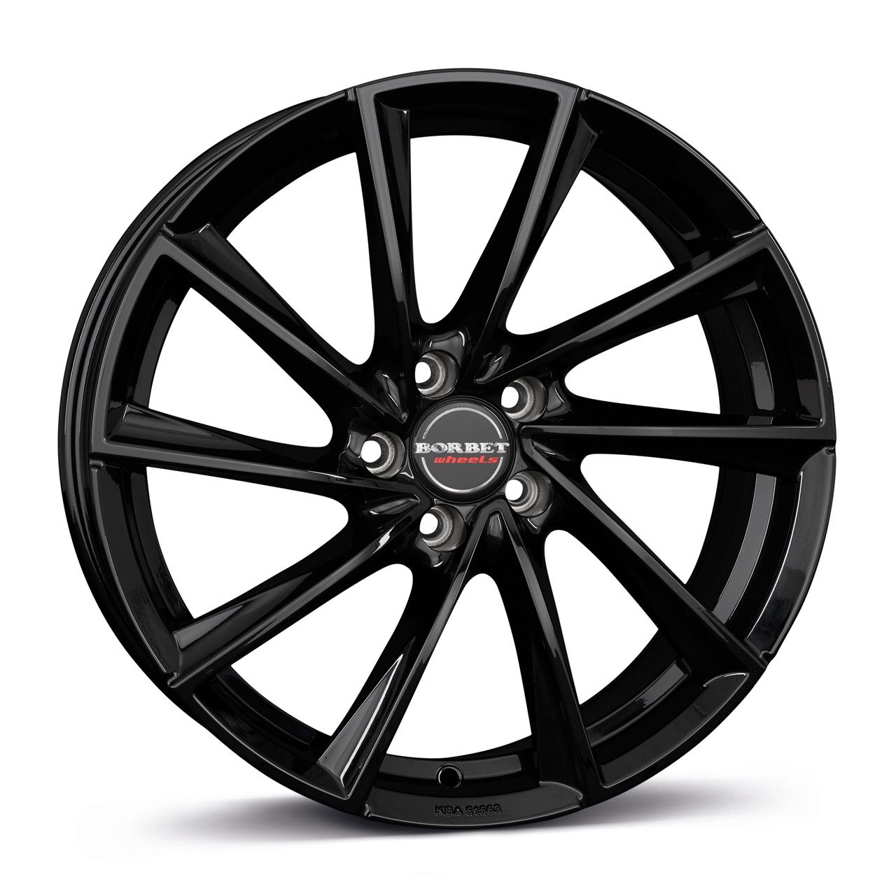 BORBET DESIGN V schwarz glänzend 7.0Jx17 5x112 ET54