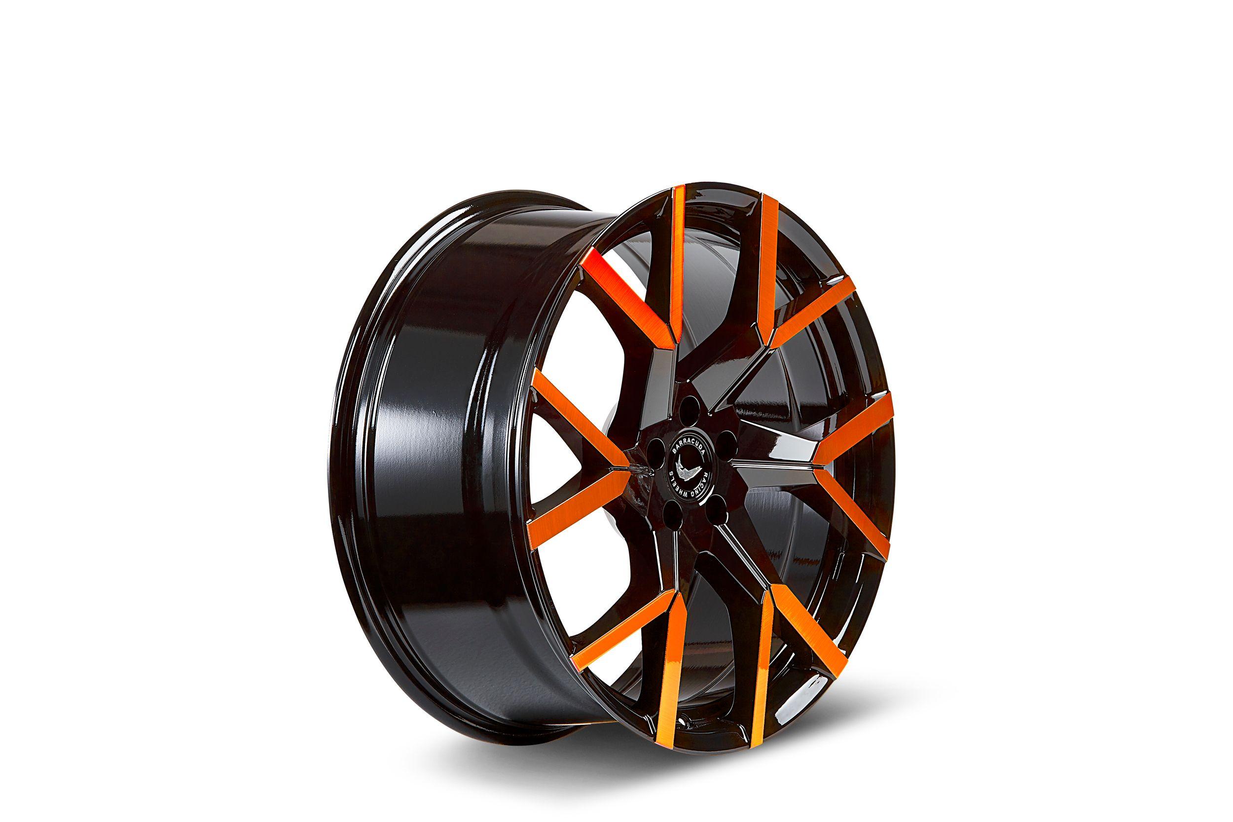 BARRACUDA TZUNAMEE EVO black gloss flashorange 9.0Jx20 5x112 ET40