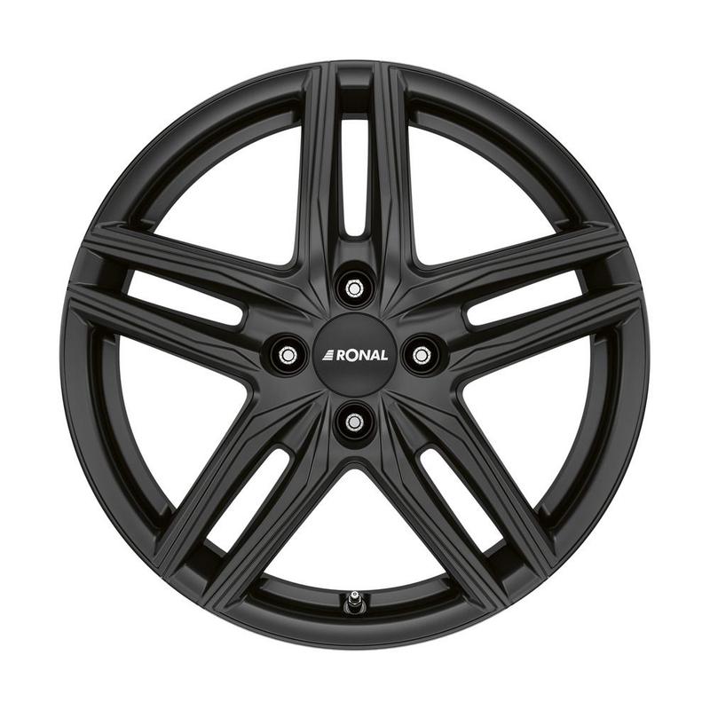 RONAL RONAL R65-4 jetblack-matt 7.0Jx18 4x100 ET37