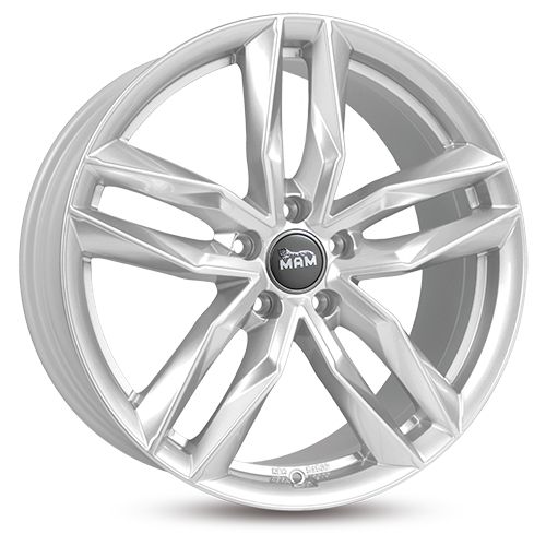 MAM MAM RS3 silver painted 7.0Jx16 5x112 ET48
