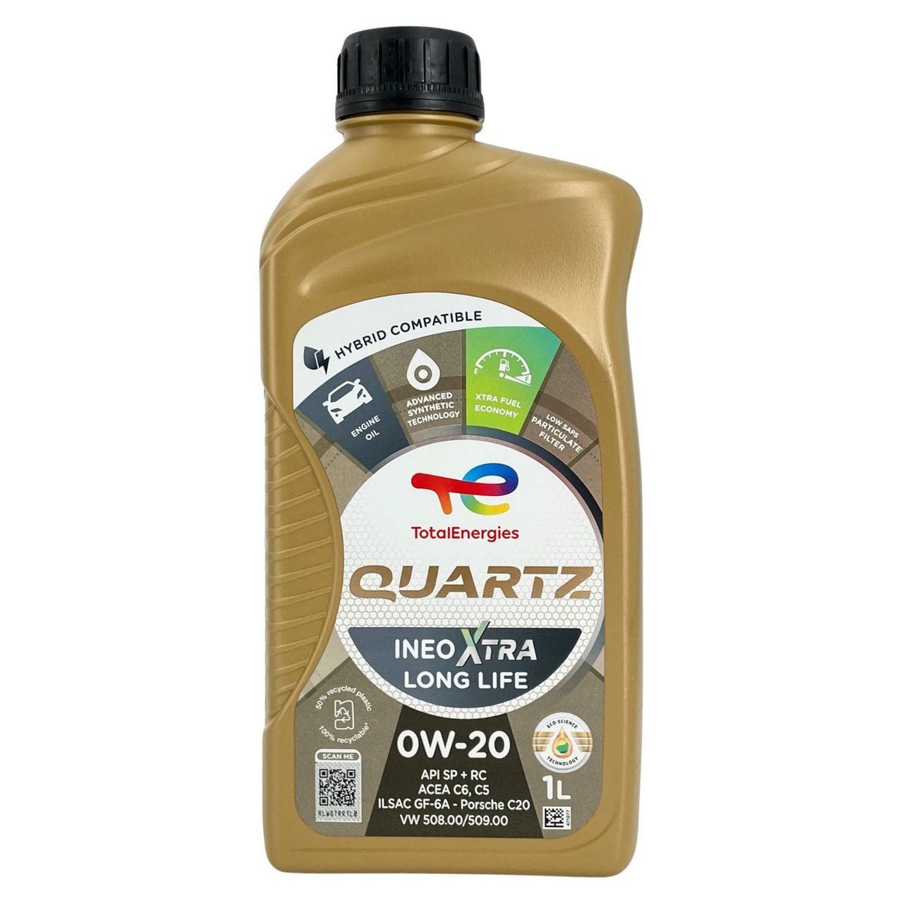Total Quartz Ineo Xtra Longlife 0W-20 6x1 Liter
