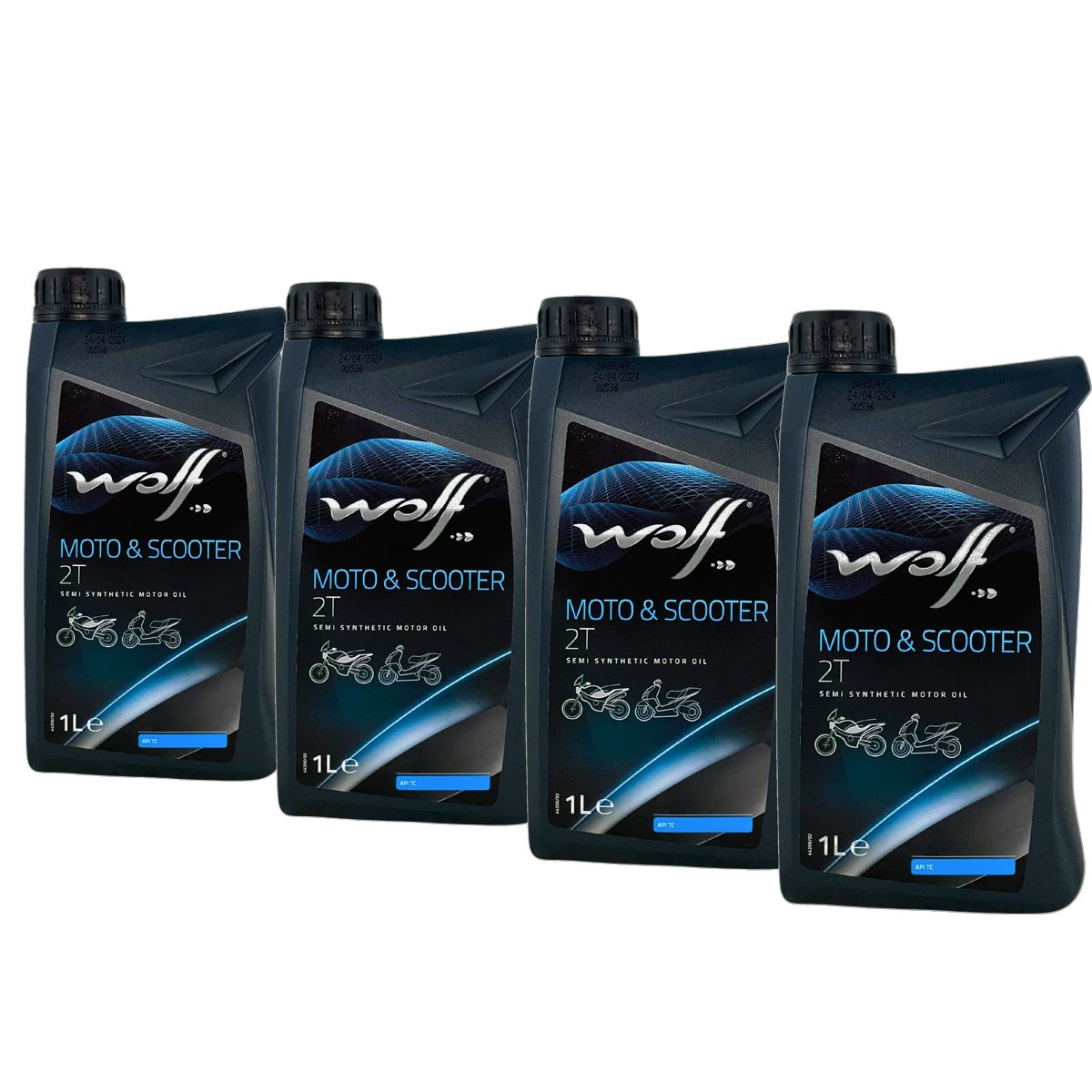 Wolf Moto & Scooter 2T 4x1 Liter