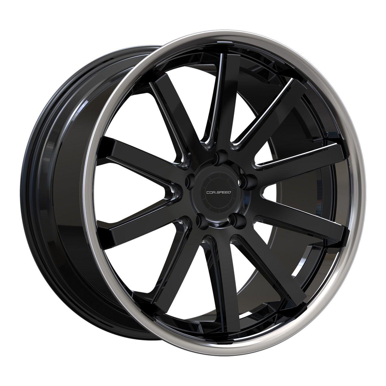CORSPEED DEVILLE INOX Mattblack Puresport INOX gefräst 10.0Jx20 5x112 ET32