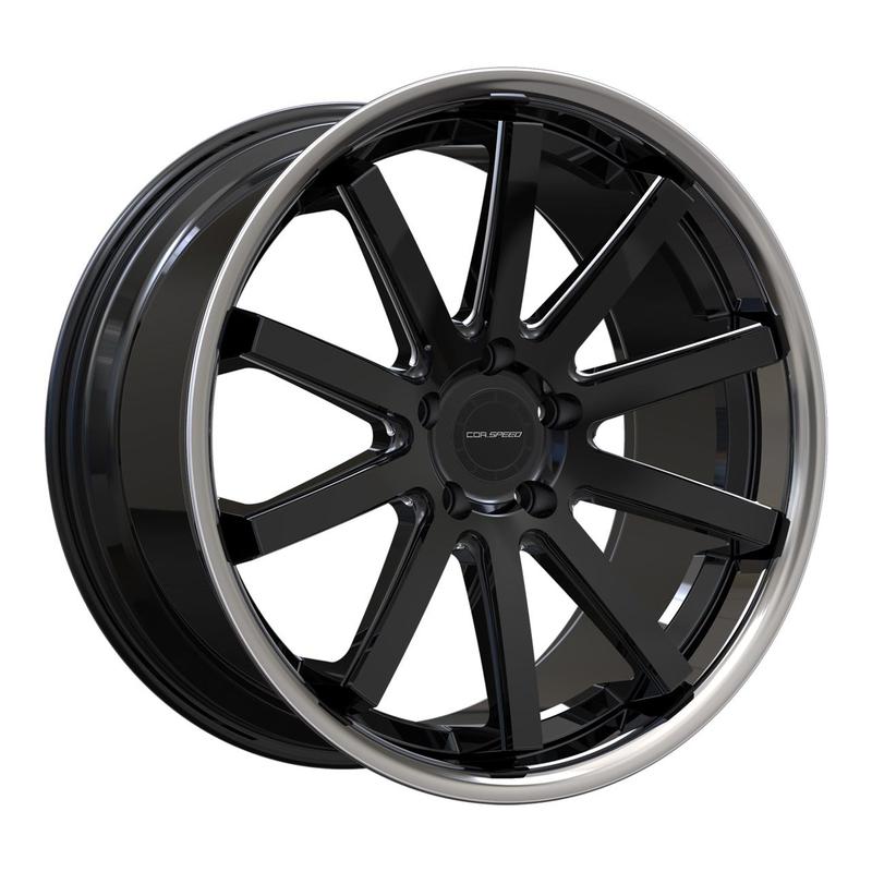 CORSPEED DEVILLE INOX Mattblack Puresport INOX gefräst 10.0Jx20 5x112 ET32