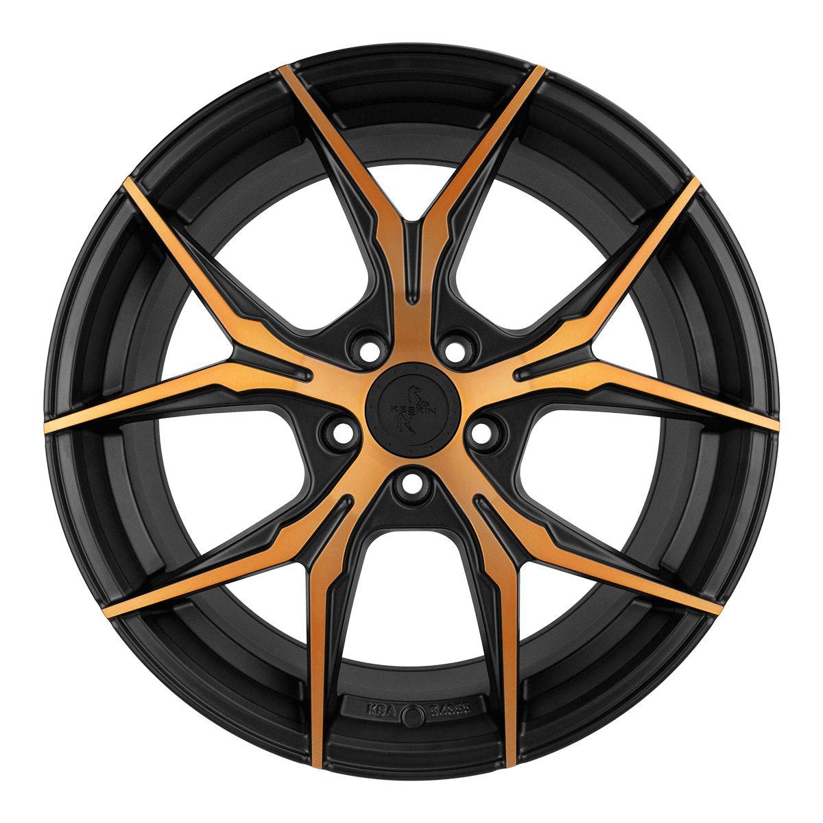 KESKIN WHEELS KT19N matt black front copper 8.5Jx19 5x112 ET30