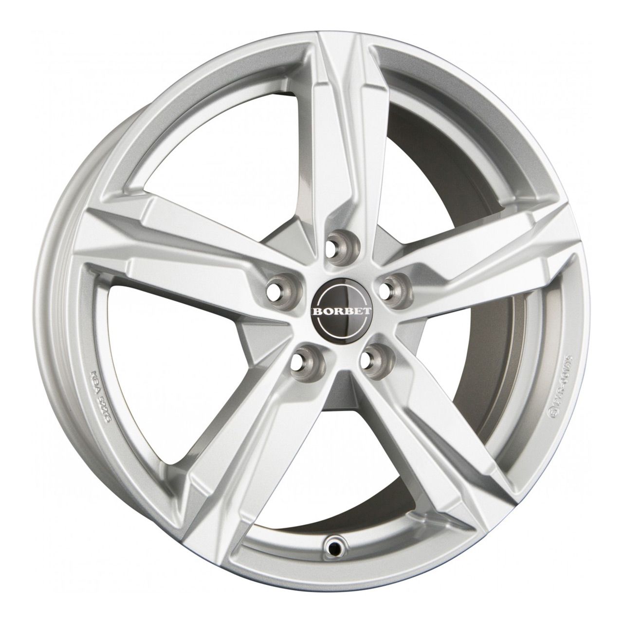 BORBET DESIGN T10 crystal silver 7.0Jx17 5x112 ET49