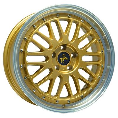 KESKIN WHEELS KT22 RETRO gold lip polished 8.5Jx19 5x112 ET30