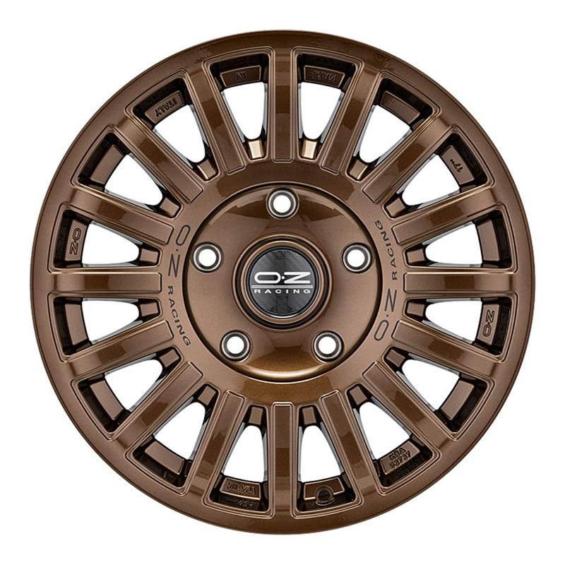 OZ RALLY RAID gloss bronze + black lettering 8.0Jx17 6x139.7 ET25