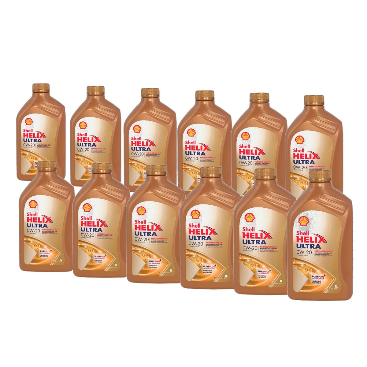 Shell Helix Ultra Professional AV-L 0W-20 12x1 Liter