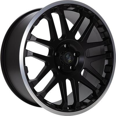 ETABETA COMBAT Black matt lip polished 7.0Jx17 5x160 ET55