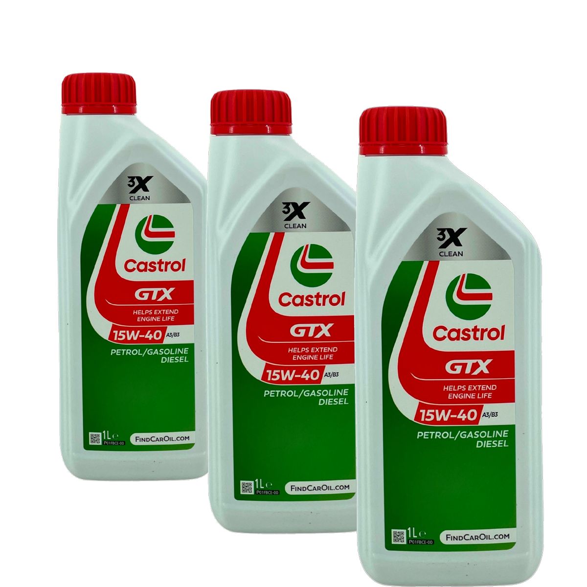Castrol GTX 15W-40 A3/B3 3x1 Liter