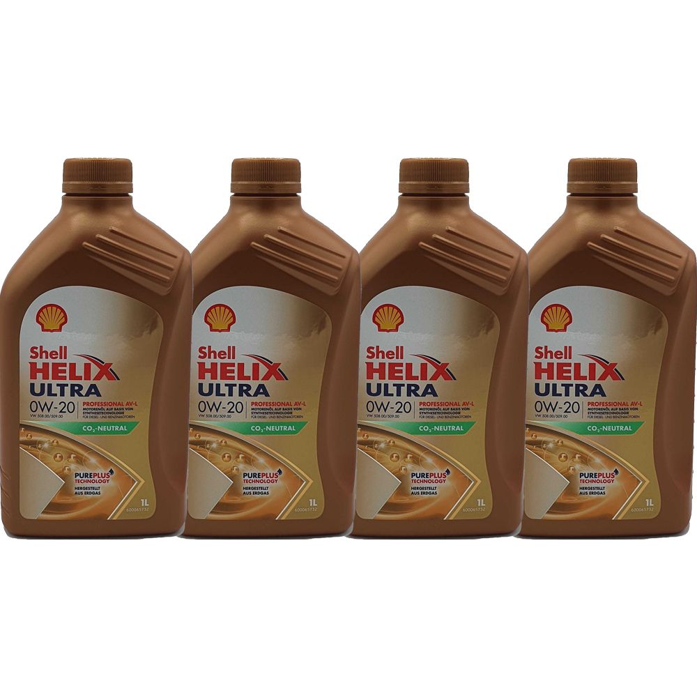 Shell Helix Ultra Professional AV-L 0W-20 4x1 Liter | G29916258