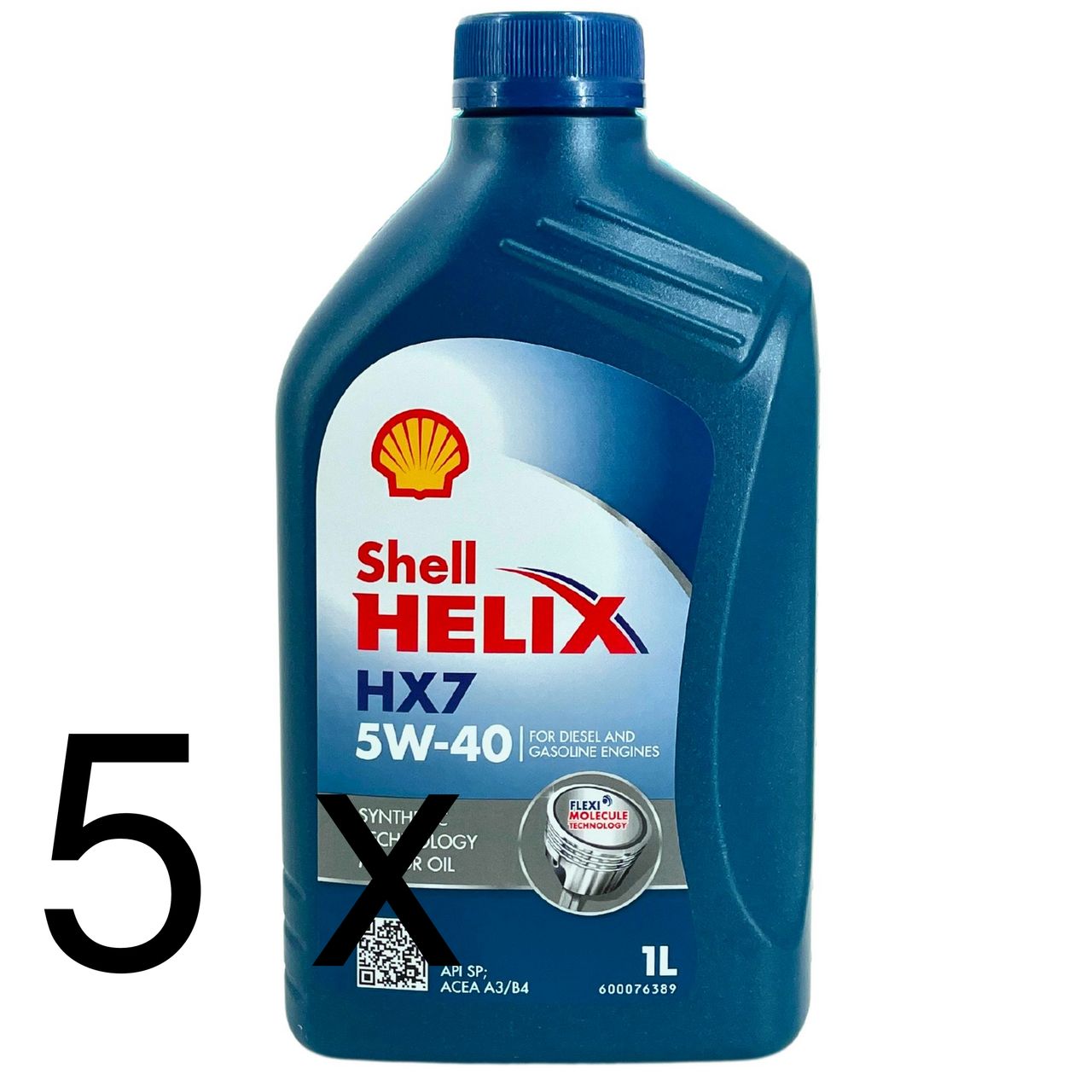 Shell Helix HX7 5W-40 5x1 Liter