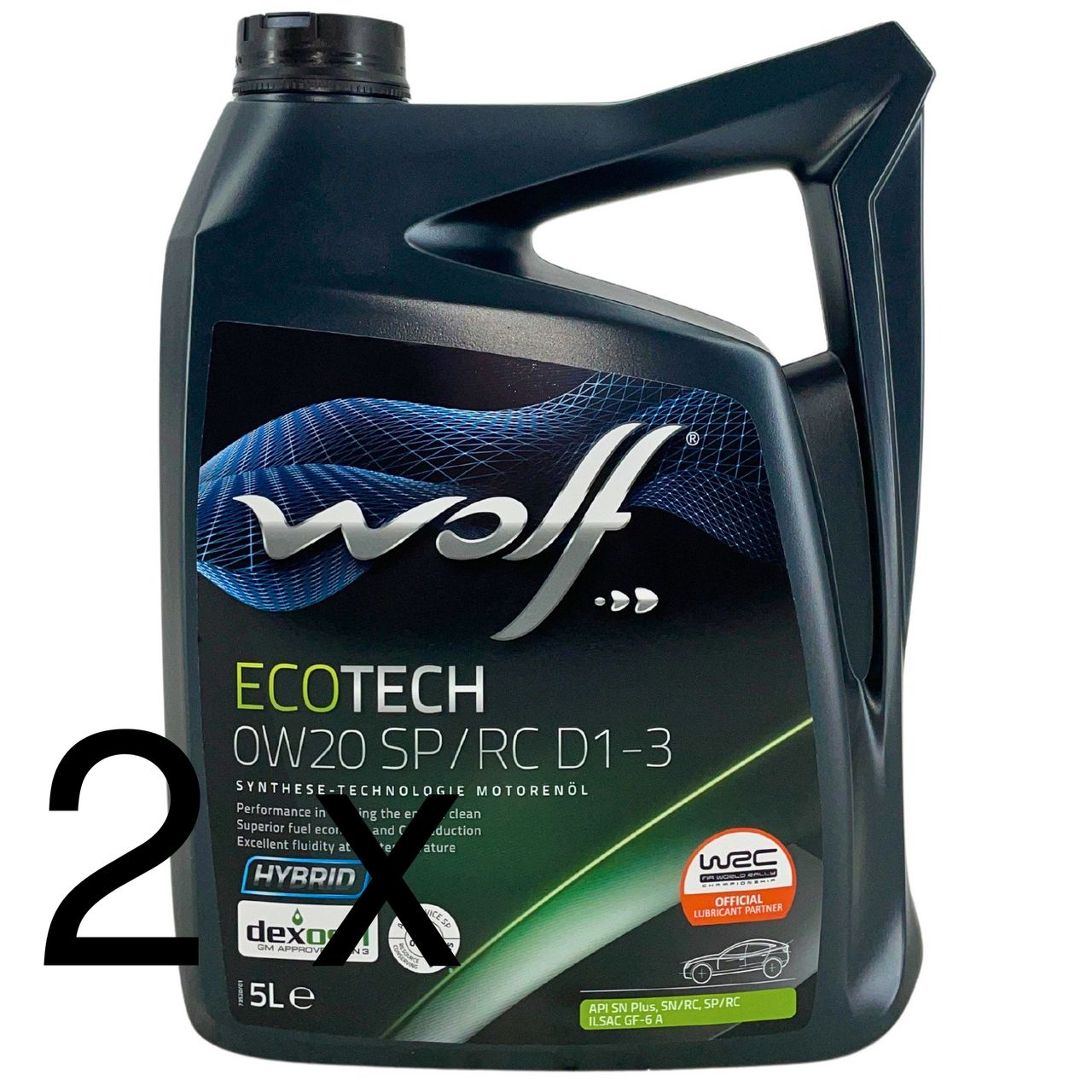 Wolf EcoTech 0W-20 SP/RC D1-3 2x5 Liter