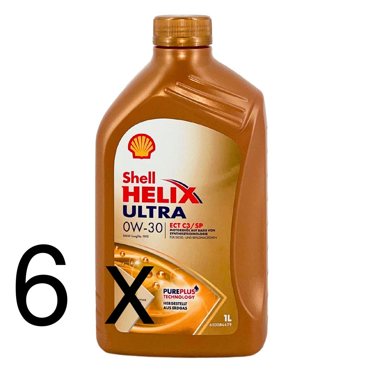 Shell Helix Ultra ECT C3 SP 0W-30 6x1 Liter Shell Helix Ultra ECT C3 SP 0W-30 6x1 Liter