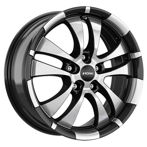 RONAL RONAL R59-5 jetblack-frontkopiert 7.5Jx17 5x112 ET35