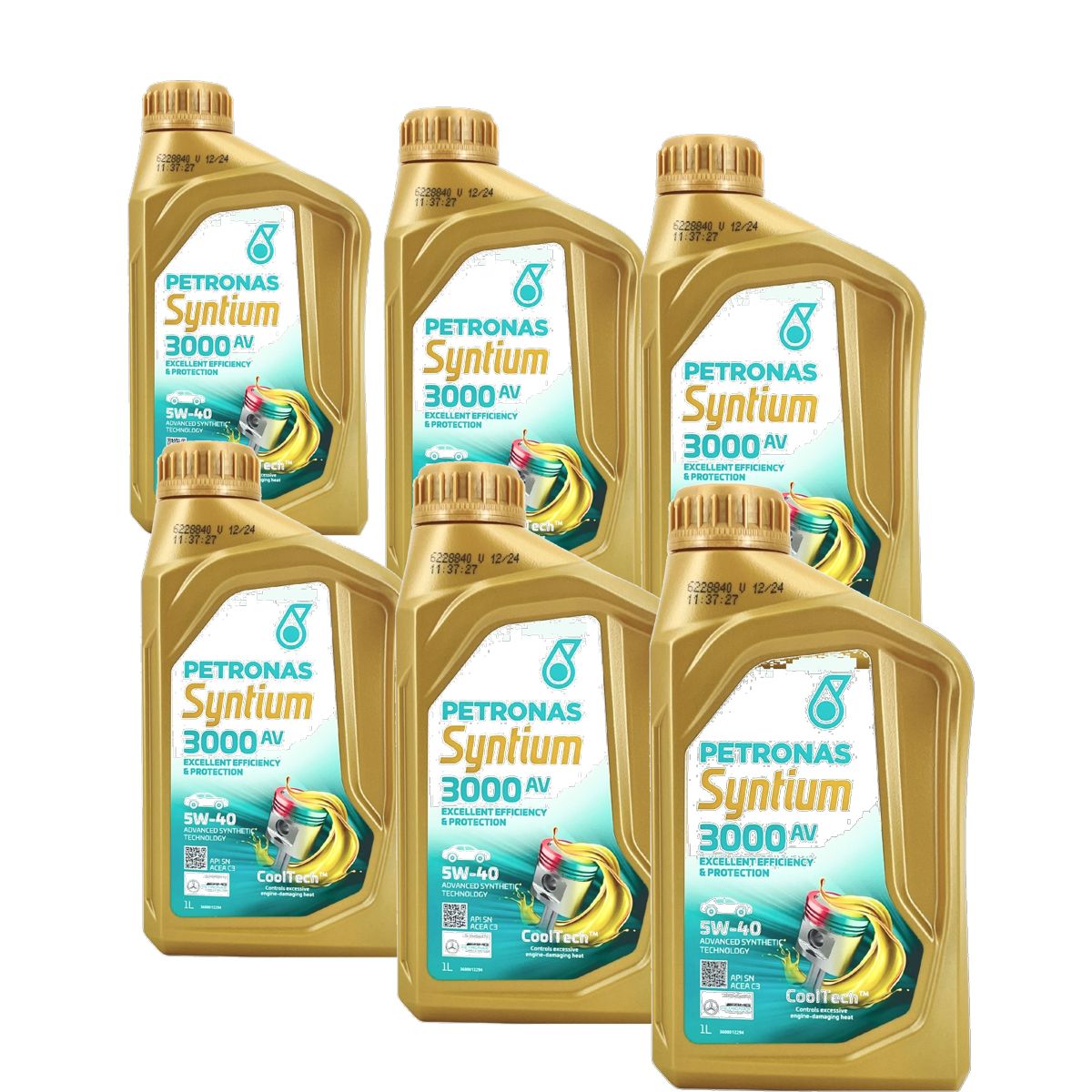 Petronas Syntium 3000 AV 5W-40 6x1 Liter