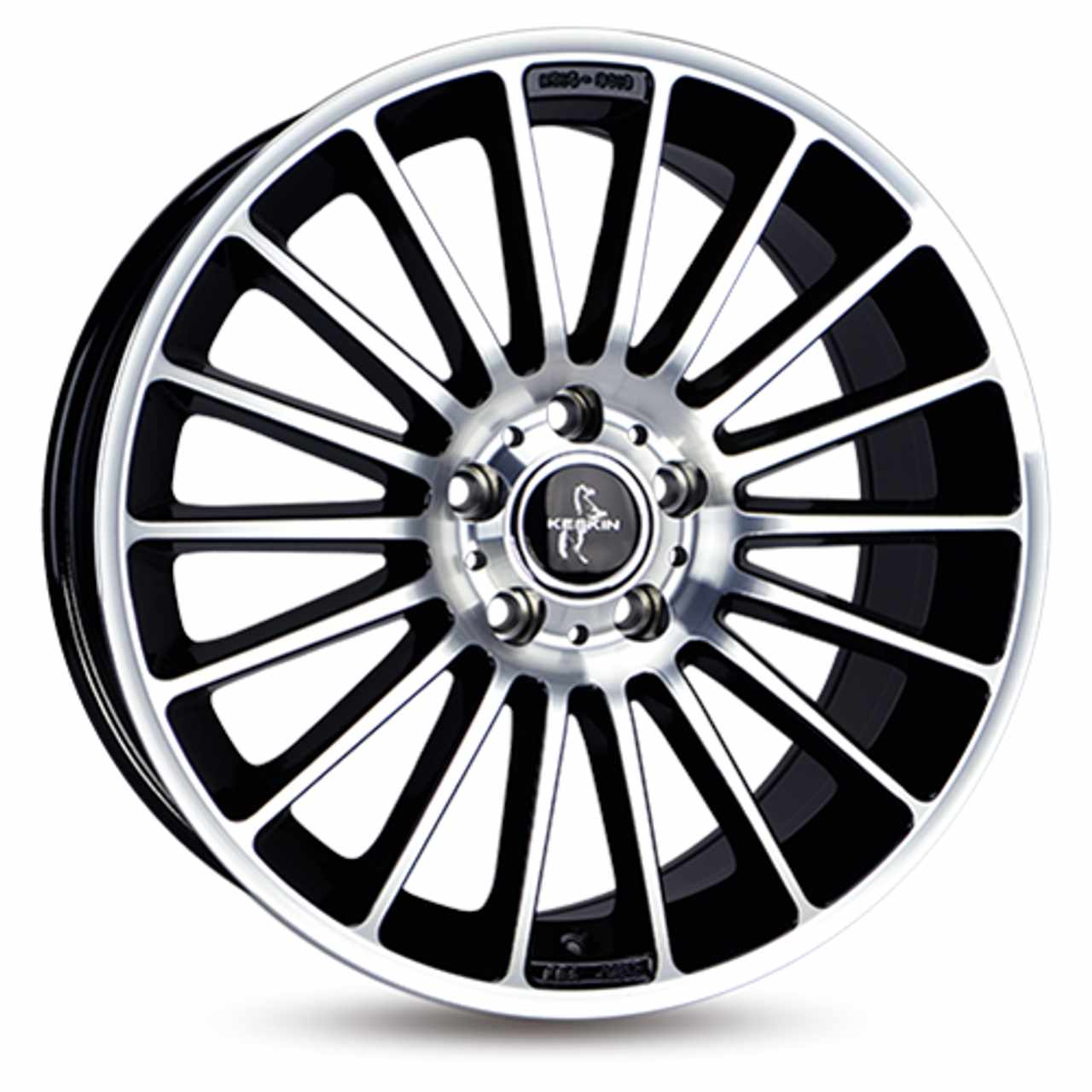 KESKIN KT15 SPEED black front polished 8.0Jx18 5x112 ET30