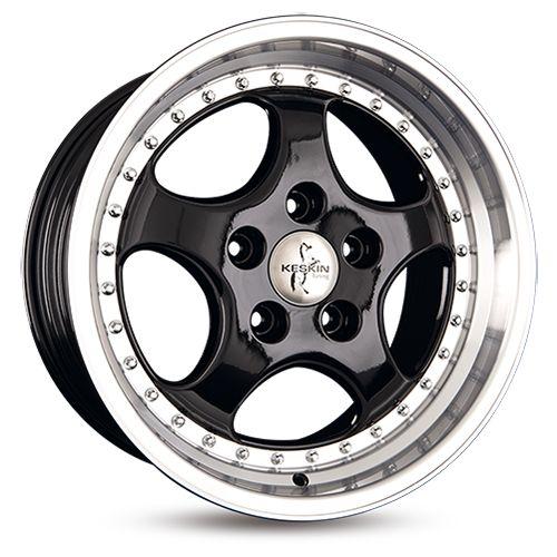 KESKIN WHEELS KT2 CUP black lip polish 8.5Jx18 5x130 ET52
