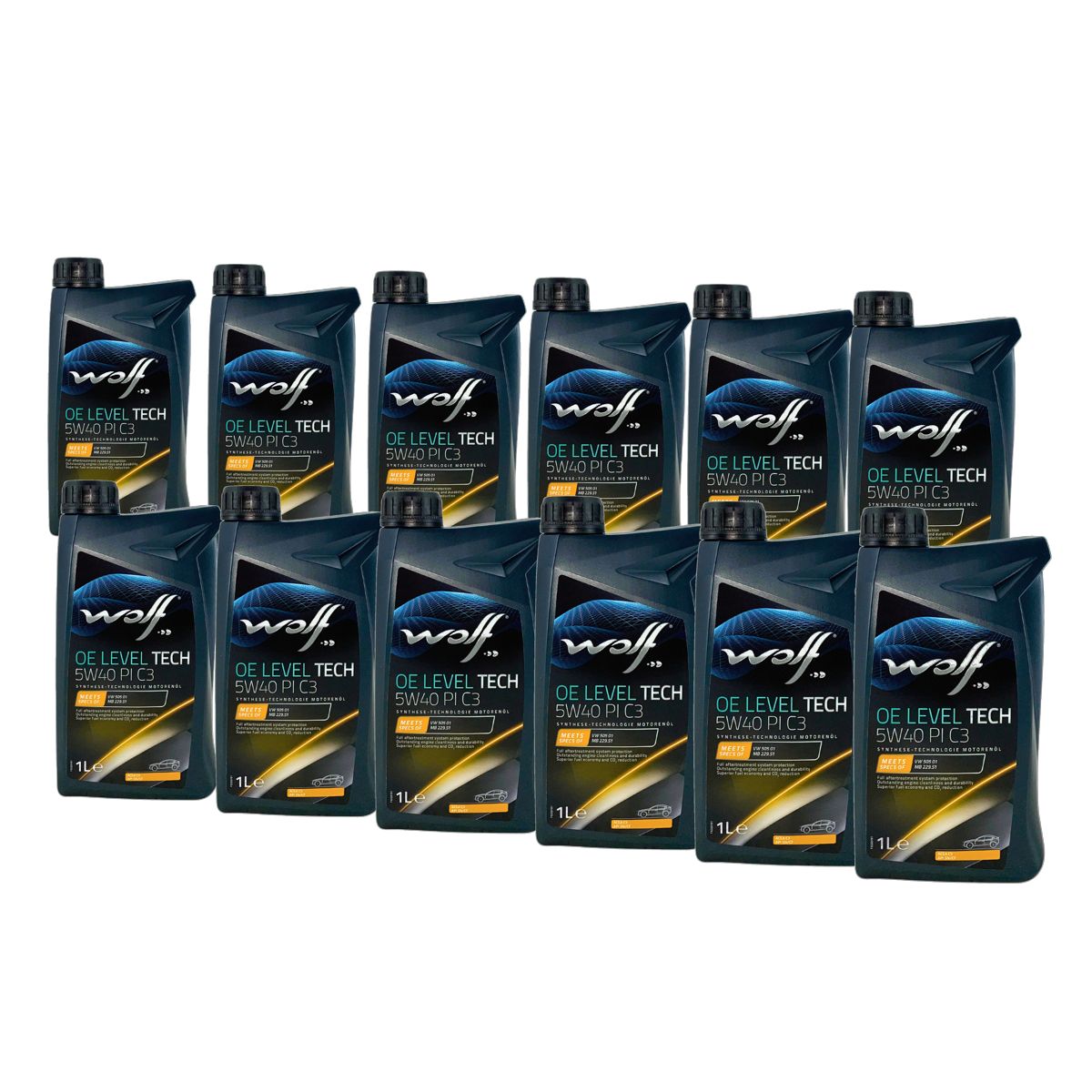 Wolf OE LevelTech 5W-40 PI C3 12x1 Liter
