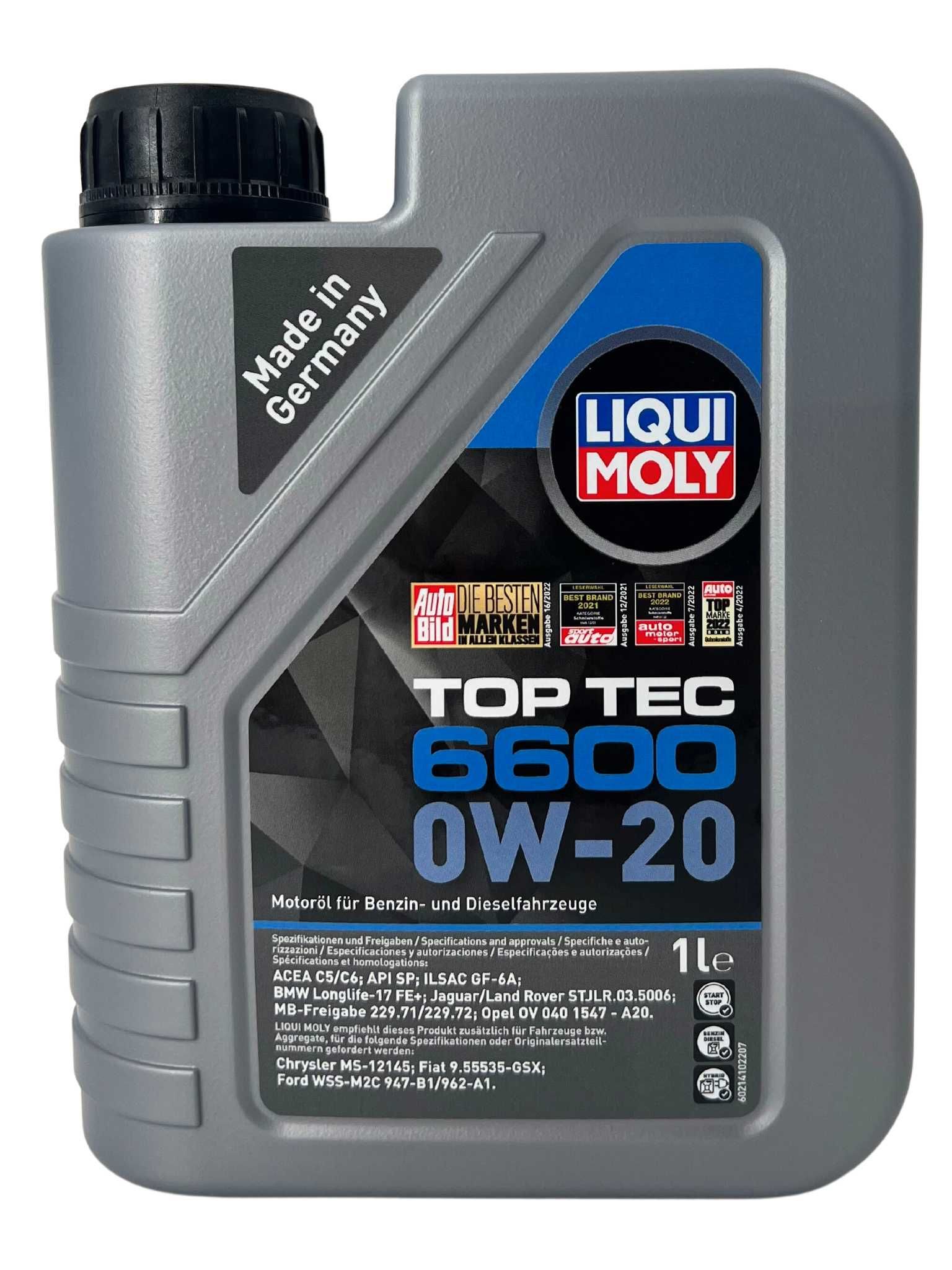 Liqui Moly Top Tec 6600 0W-20 1 Liter