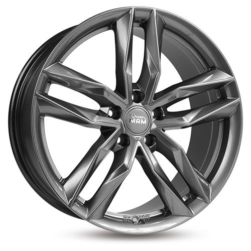 MAM WHEELS MAM RS3 palladium painted 8.0Jx18 5x108 ET45