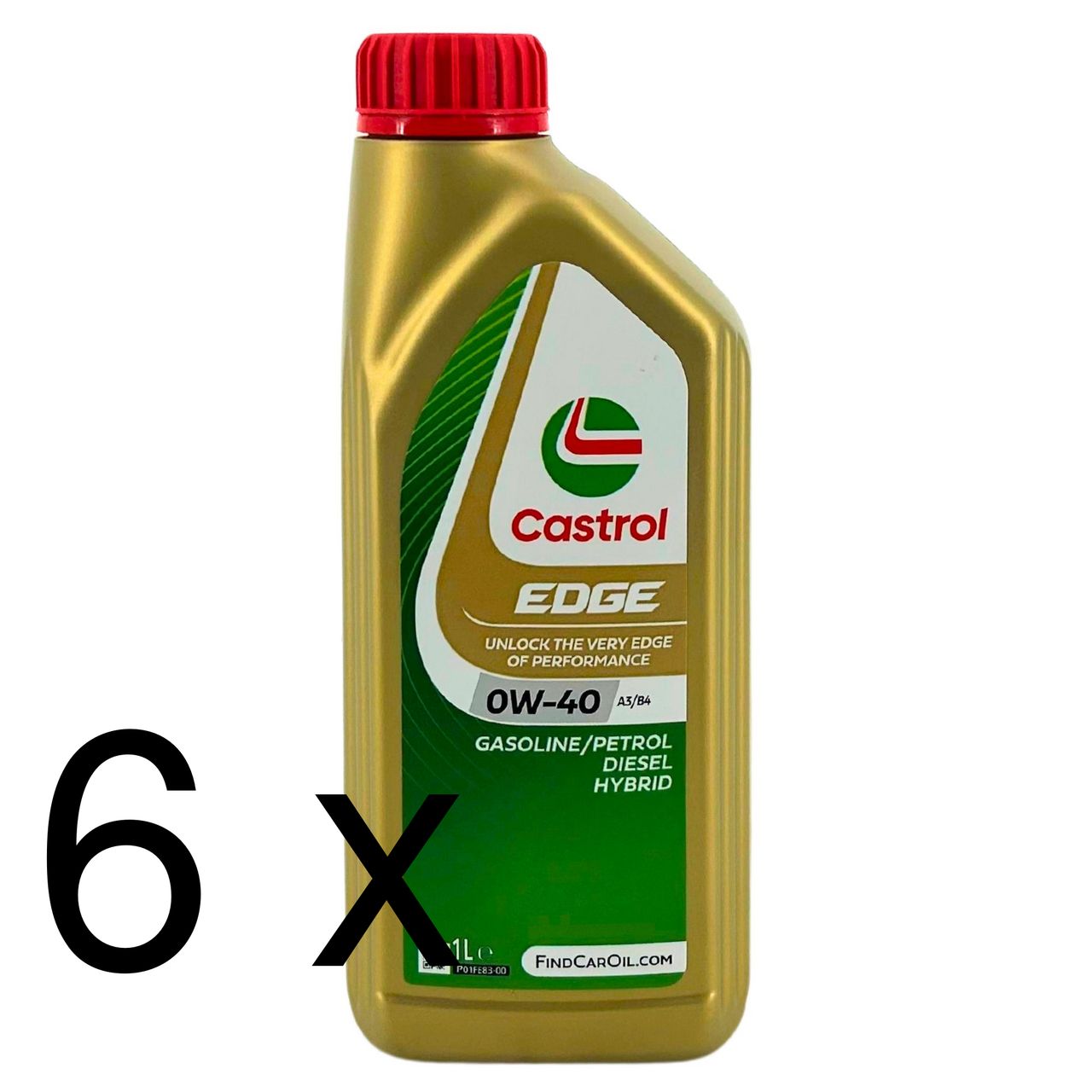 Castrol Edge 0W-40 A3/B4 6x1 Liter Castrol Edge 0W-40 A3/B4 6x1 Liter