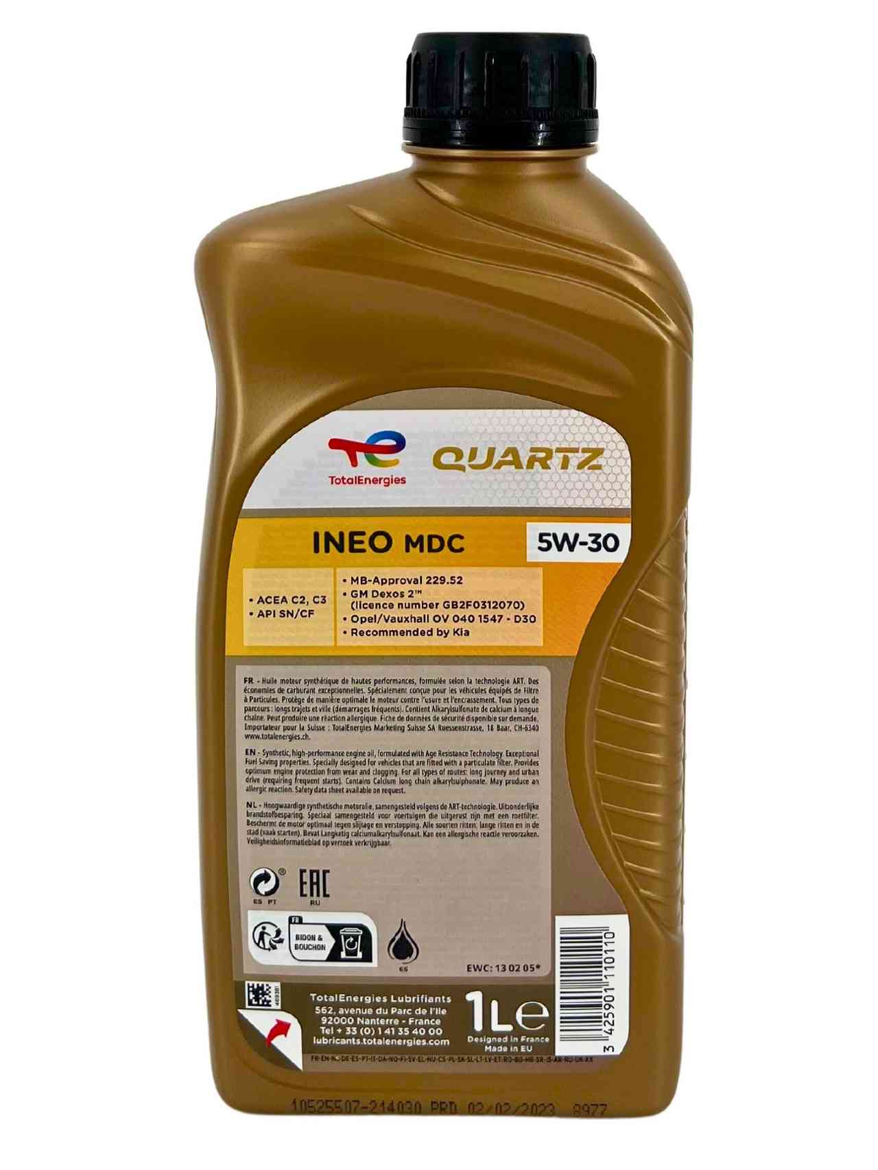 Total Quartz Ineo MDC 5W-30 1 Liter