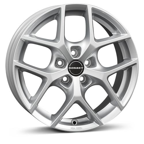 BORBET DESIGN Y kristallsilber 7.0Jx16 5x112 ET38