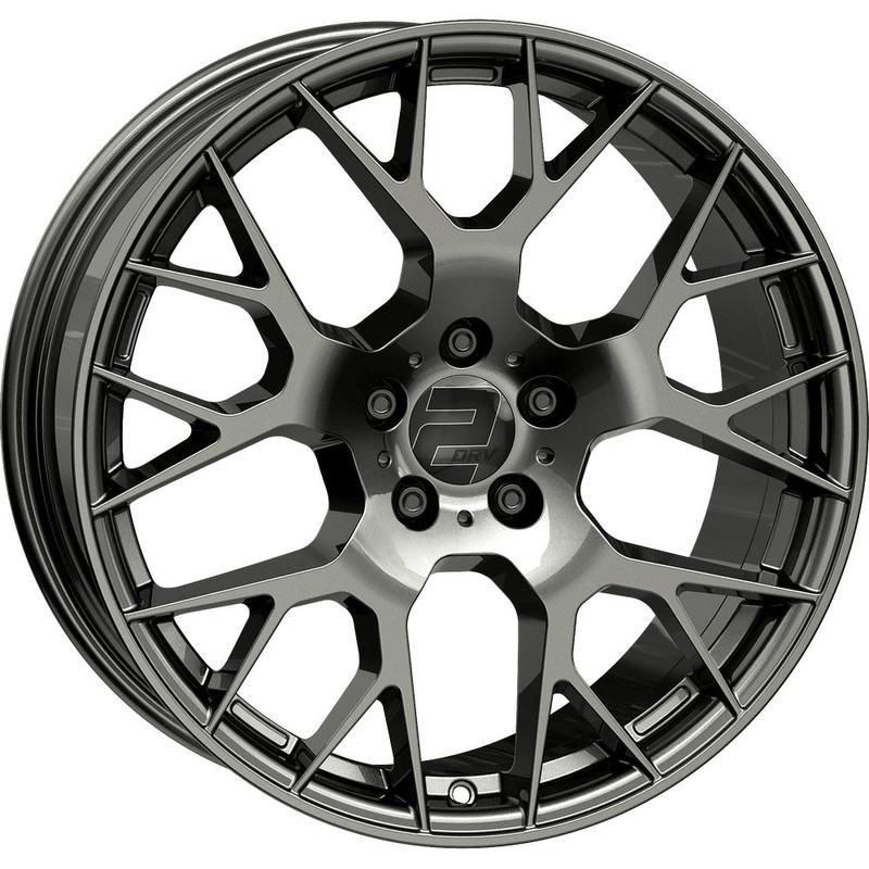WHEELWORLD-2DRV WH47 dark gunmetal full painted 8.0Jx18 5x112 ET35
