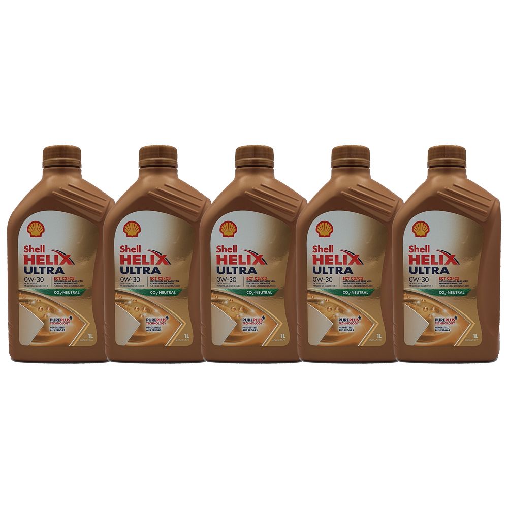 Shell Helix Ultra ECT C2 C3 0W-30 5x1 Liter