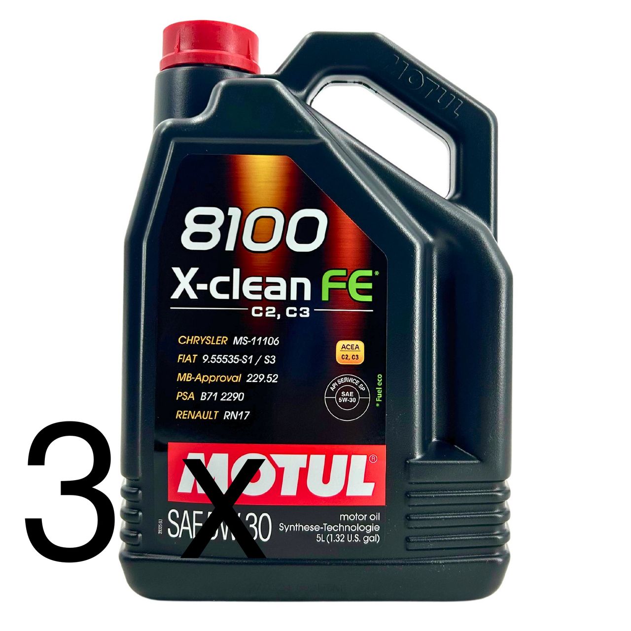 Motul 8100 X-Clean FE 5W-30 3x5 Liter