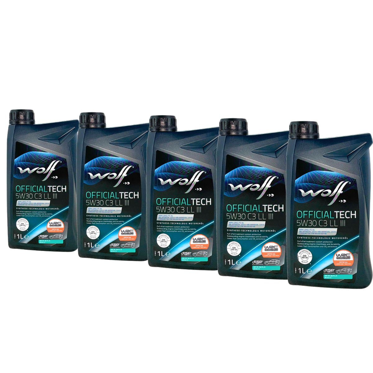 Wolf OfficialTech 5W-30 C3 LL III 5x1 Liter