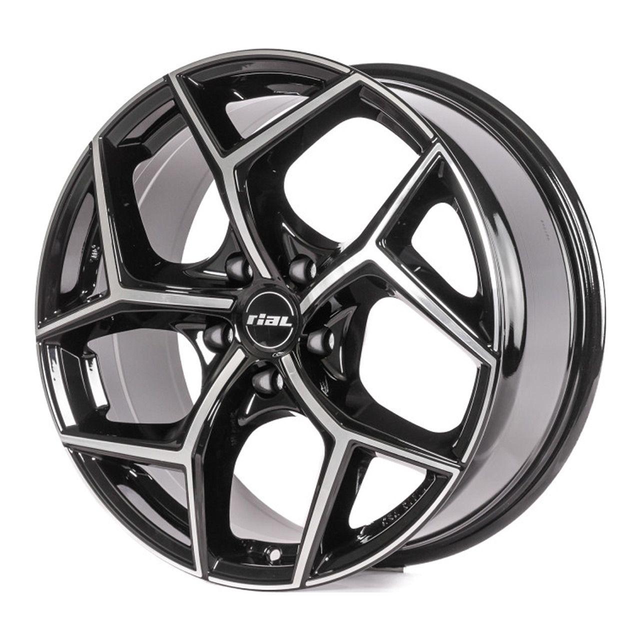 RIAL SALENTO diamantschwarz frontpoliert 8.0Jx19 5x112 ET48