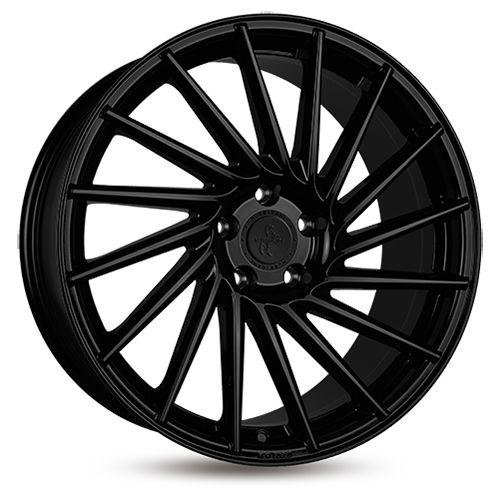 KESKIN WHEELS KT17 HURRICANE matt black painted 8.0Jx18 5x112 ET45