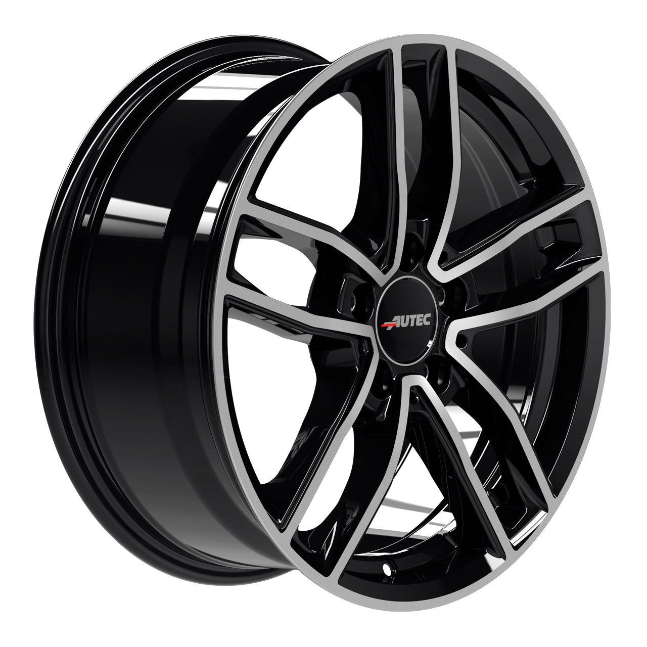 AUTEC TYP MC - MERCADOR schwarz poliert 6.5Jx16 5x112 ET38