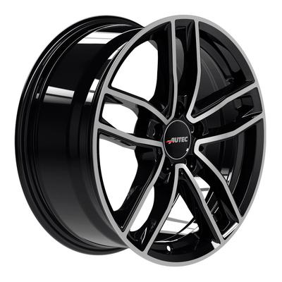 AUTEC TYP MC - MERCADOR schwarz poliert 8.0Jx18 5x112 ET40