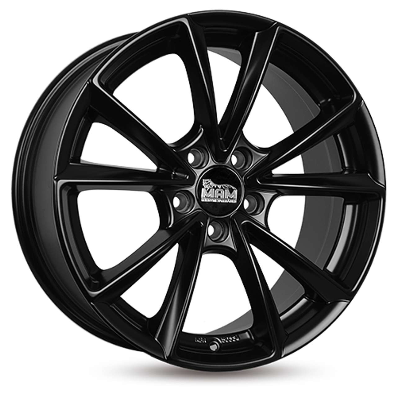 MAM MAM A5 mattschwarz lackiert 8.0Jx19 5x112 ET30