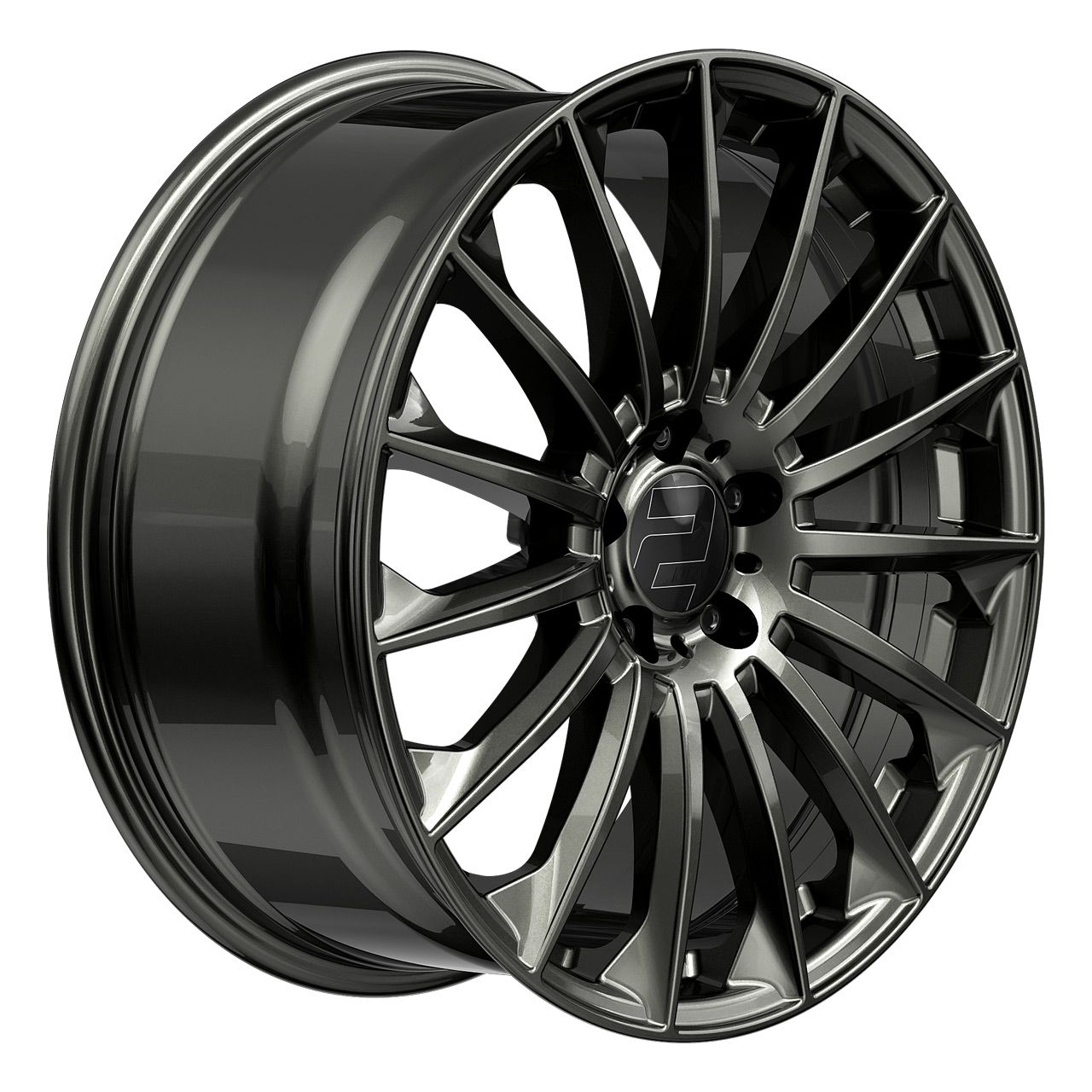 WHEELWORLD-2DRV WH39 Dark gunmetal full painted 8.0Jx18 5x112 ET40
