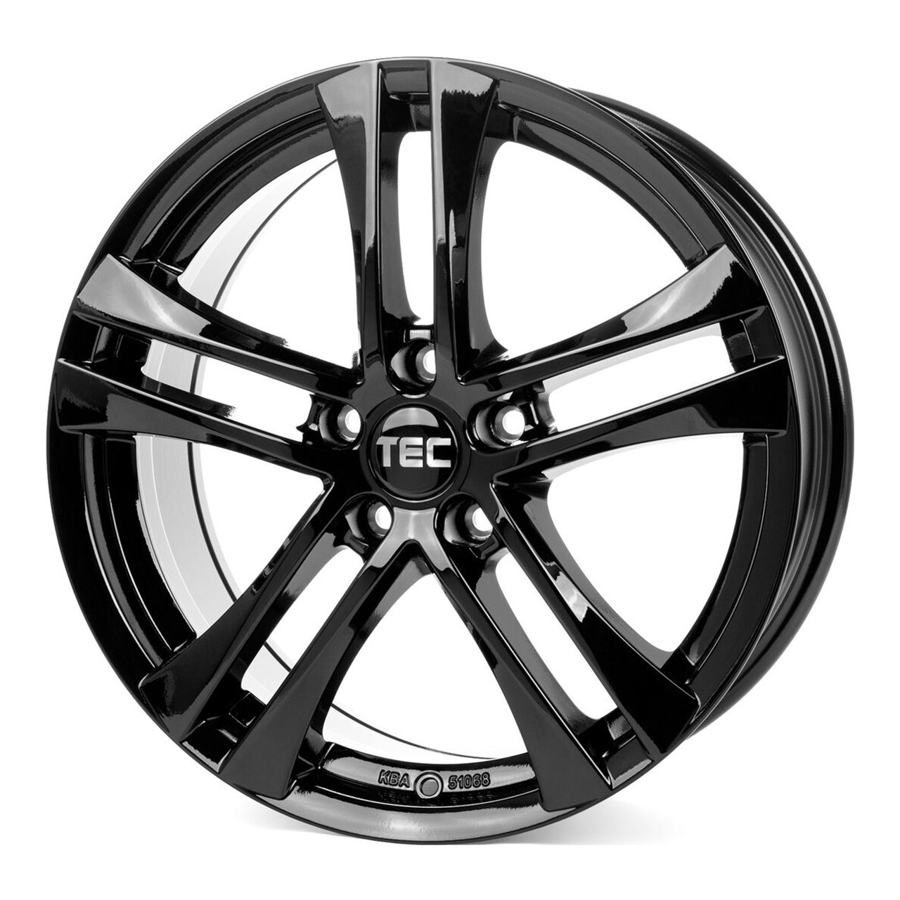 TEC-SPEEDWHEELS AS4 schwarz-glanz 7.5Jx17 5x114.3 ET50
