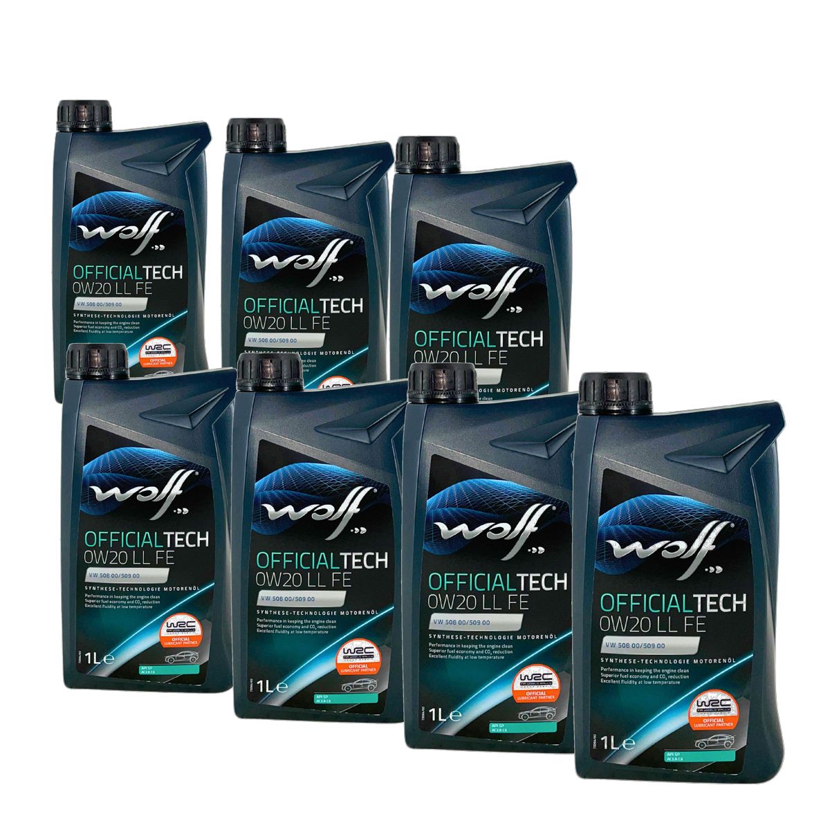 Wolf OfficialTech 0W-20 LL FE 7x1 Liter