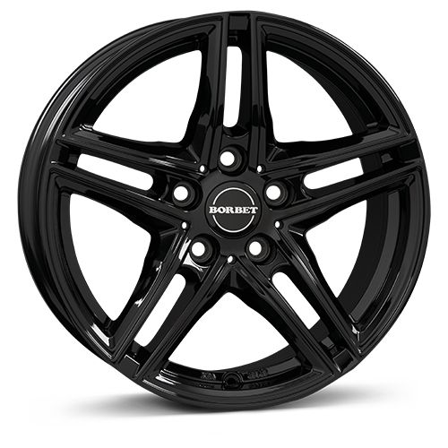 BORBET DESIGN XR schwarz glänzend 7.0Jx16 5x120 ET31