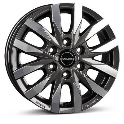 BORBET DESIGN CW6 mistral anthracite glossy polished 6.5Jx17 6x139.7 ET48