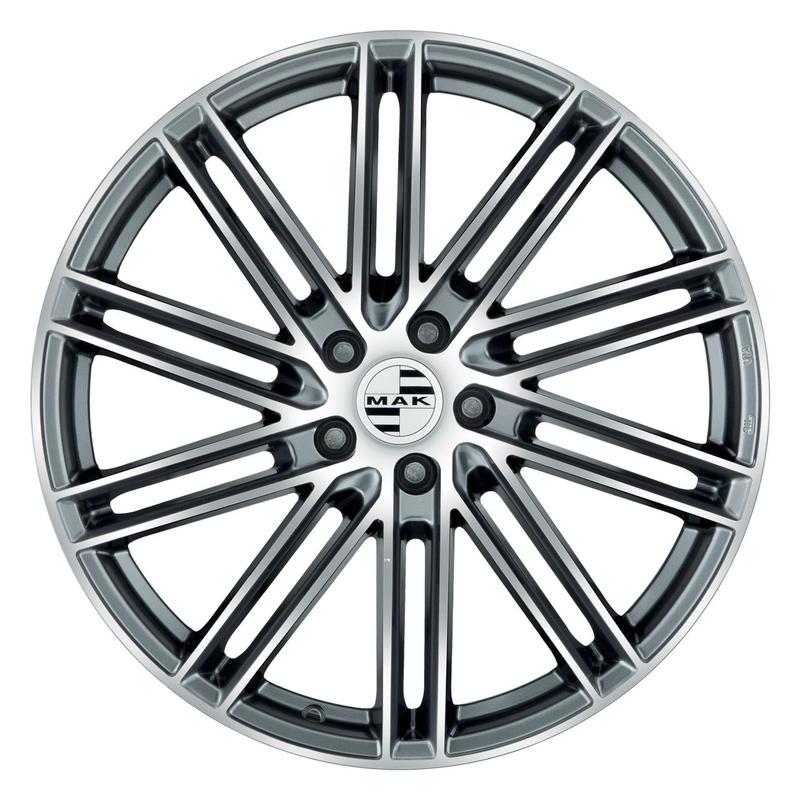 MAK LEIPZIG gun metallic mirror 9.5Jx21 5x130 ET46